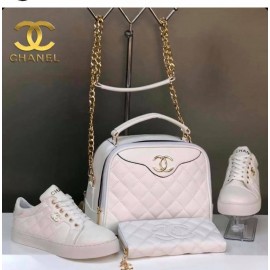 chanel shoes purse wallet set 05